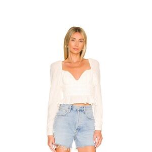 Free People White Top